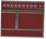 ILVE QDC-90R-MP Red Küchenherd Ofentyp elektrisch Art von Kochfeld kombiniert