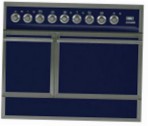 ILVE QDC-90R-MP Blue Cuisinière type de four électrique Type de poêle combiné