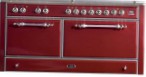 ILVE MC-150S-MP Red Küchenherd Ofentyp elektrisch Art von Kochfeld gas