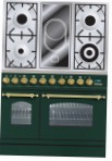 ILVE PDN-90V-MP Green Kitchen Stove type of oven electric type of hob combined