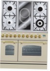 ILVE PDN-90V-MP Antique white Kitchen Stove type of oven electric type of hob combined