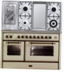 ILVE MS-120FRD-MP Antique white Küchenherd Ofentyp elektrisch Art von Kochfeld gas