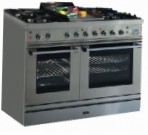 ILVE PD-100BL-VG Stainless-Steel Küchenherd Ofentyp gas Art von Kochfeld kombiniert