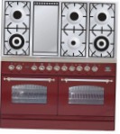 ILVE PDN-120F-VG Red Kitchen Stove type of oven gas type of hob gas