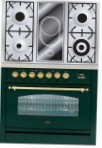 ILVE PN-90V-MP Green Kitchen Stove type of oven electric type of hob combined
