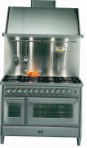 ILVE MT-1207-MP Stainless-Steel Küchenherd Ofentyp elektrisch Art von Kochfeld gas