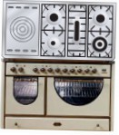 ILVE MCSA-120SD-MP Antique white Küchenherd Ofentyp elektrisch Art von Kochfeld gas