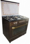 Fresh 90x60 NEW JAMBO brown st.st. top Kitchen Stove type of oven gas type of hob gas