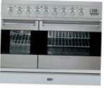 ILVE PDF-90R-MP Stainless-Steel Kitchen Stove type of oven electric type of hob combined