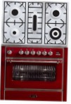 ILVE M-90RD-MP Red Kitchen Stove type of oven gas type of hob gas