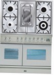 ILVE PDW-100R-MP Stainless-Steel Küchenherd Ofentyp elektrisch Art von Kochfeld gas