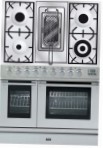 ILVE PDL-90R-MP Stainless-Steel Küchenherd Ofentyp elektrisch Art von Kochfeld gas
