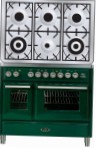 ILVE MTD-1006D-E3 Green Küchenherd Ofentyp elektrisch Art von Kochfeld gas