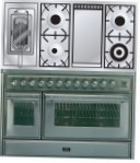 ILVE MT-120FRD-E3 Stainless-Steel Küchenherd Ofentyp elektrisch Art von Kochfeld gas