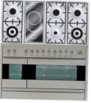 ILVE PF-120V-VG Stainless-Steel Kitchen Stove type of oven gas type of hob combined