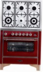 ILVE M-906D-VG Red Kitchen Stove type of oven gas type of hob gas