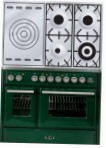 ILVE MTD-100SD-VG Green Küchenherd Ofentyp gas Art von Kochfeld gas