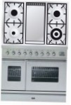 ILVE PDW-100F-MW Stainless-Steel Küchenherd Ofentyp elektrisch Art von Kochfeld gas