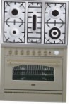 ILVE P-90N-VG Antique white Kitchen Stove type of oven gas type of hob gas