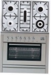 ILVE PL-90-MP Stainless-Steel Kitchen Stove type of oven electric type of hob gas