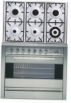 ILVE P-906-MP Stainless-Steel Kitchen Stove type of oven electric type of hob gas
