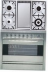 ILVE P-90F-MP Stainless-Steel Kitchen Stove type of oven electric type of hob gas