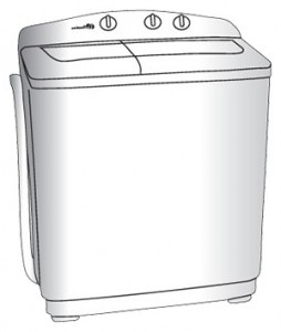 特点, 照片 洗衣机 Binatone WM 7580